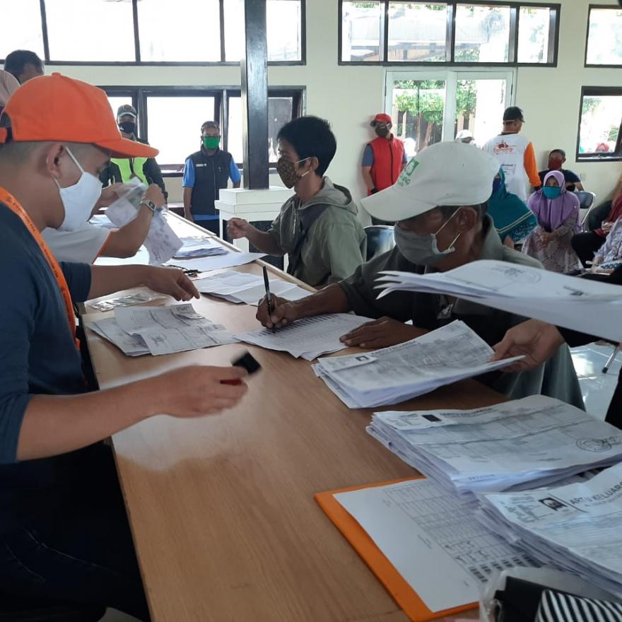 PEMBAGIAN BANTUAN SOSIAL PROVINSI JAWABARAT  TAHAP I